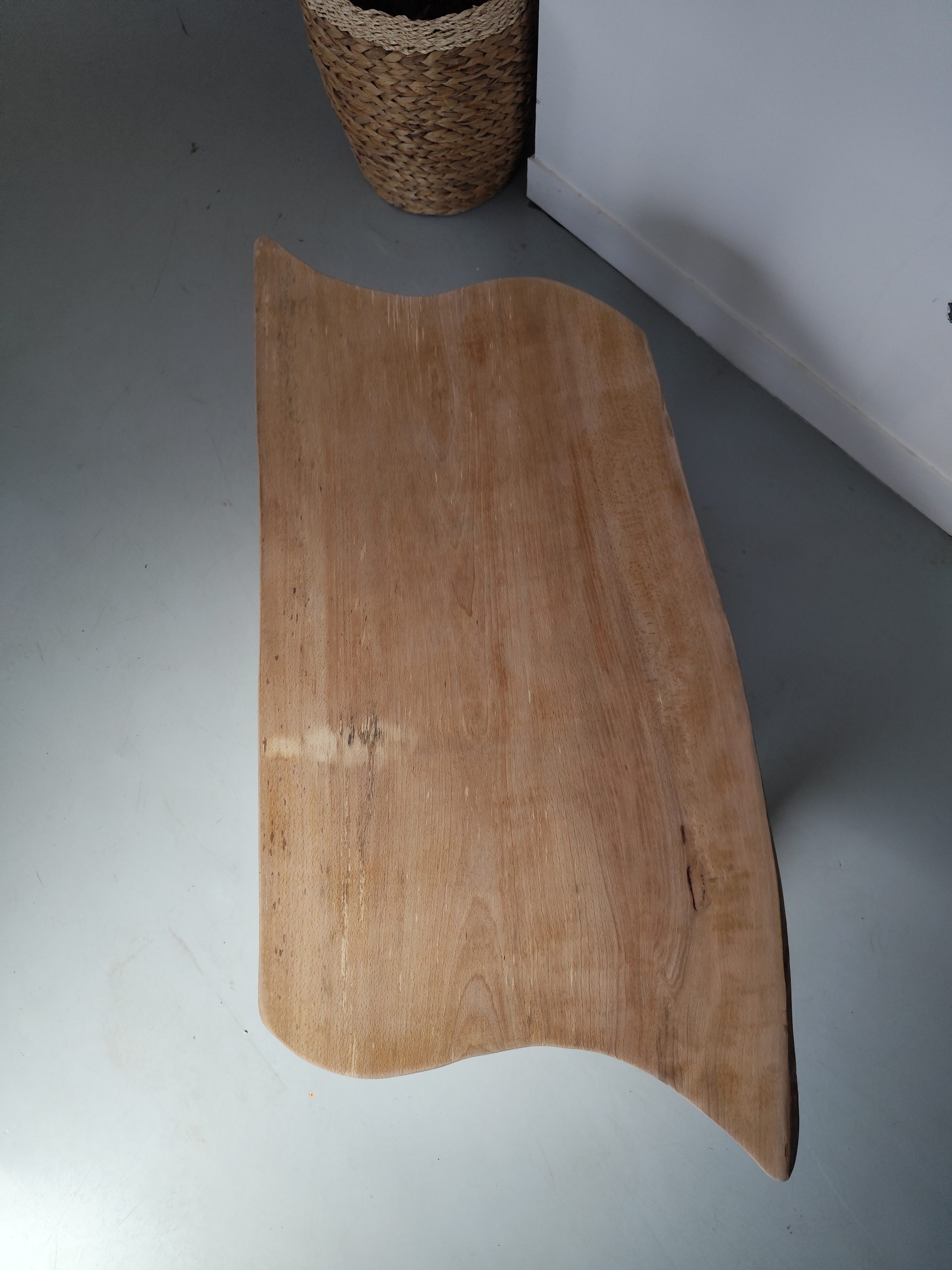 Double table basse Rameo – Chêne massif, modèle unique tout bois – Image 4